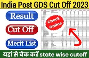 India Post GDS Cut Off State wise 2023