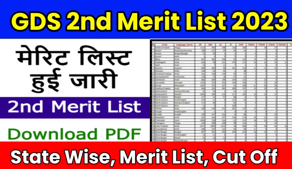 India Post GDS 2nd Merit List 2023 Download Link